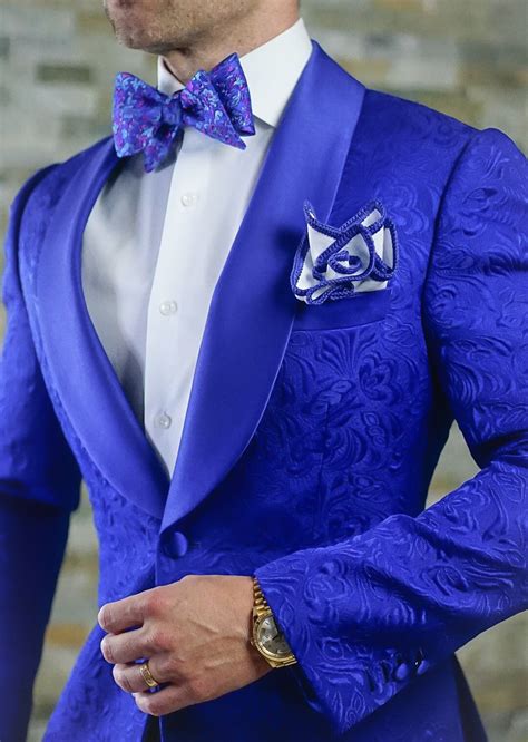 royal blue men prom suits.